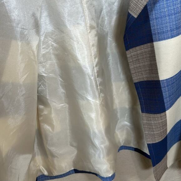 Pendleton Buffalo Check Plaid Long Wrap Vest XL - Picture 7 of 8